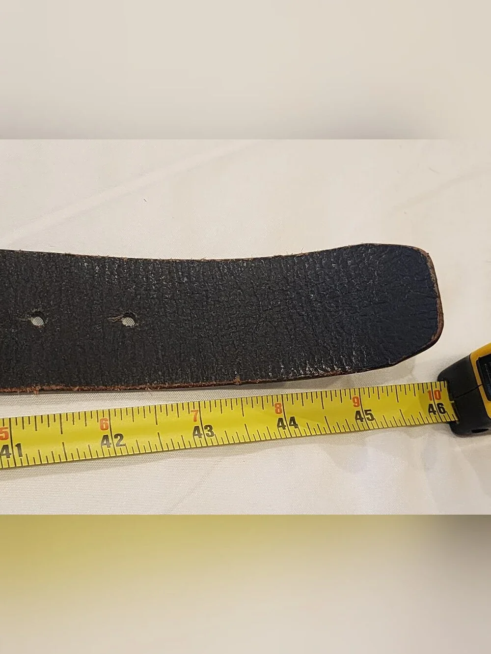 Levi's Black Leather Belt with Signature Metal Buckle Removable